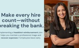 Office employee headshot with text reading ‘Make every hire count—without breaking the bank.